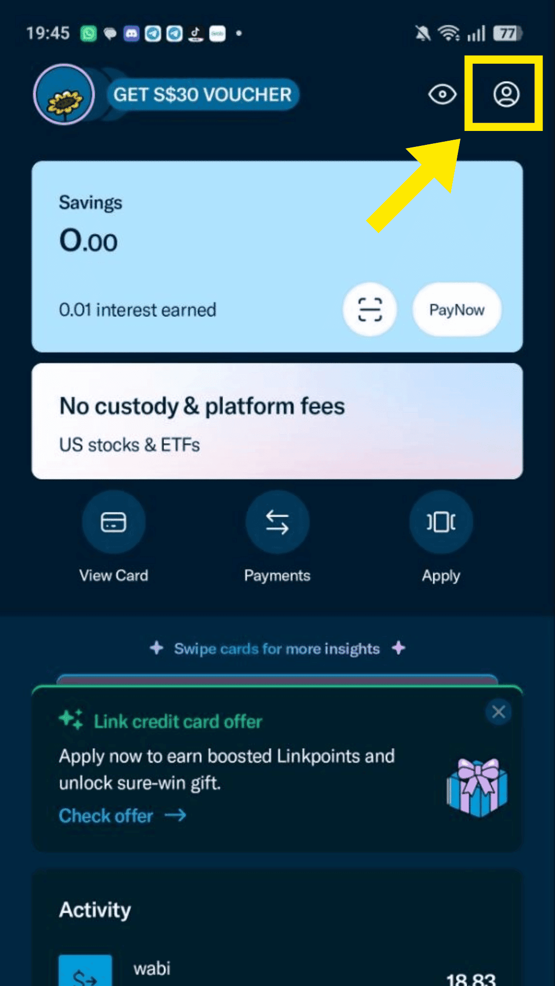 Trust Bank step 2